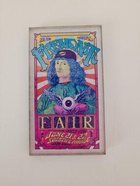 Vintage 1997 26th Annual Fremont Fair Solstice Parade Magnet Scott McDougall